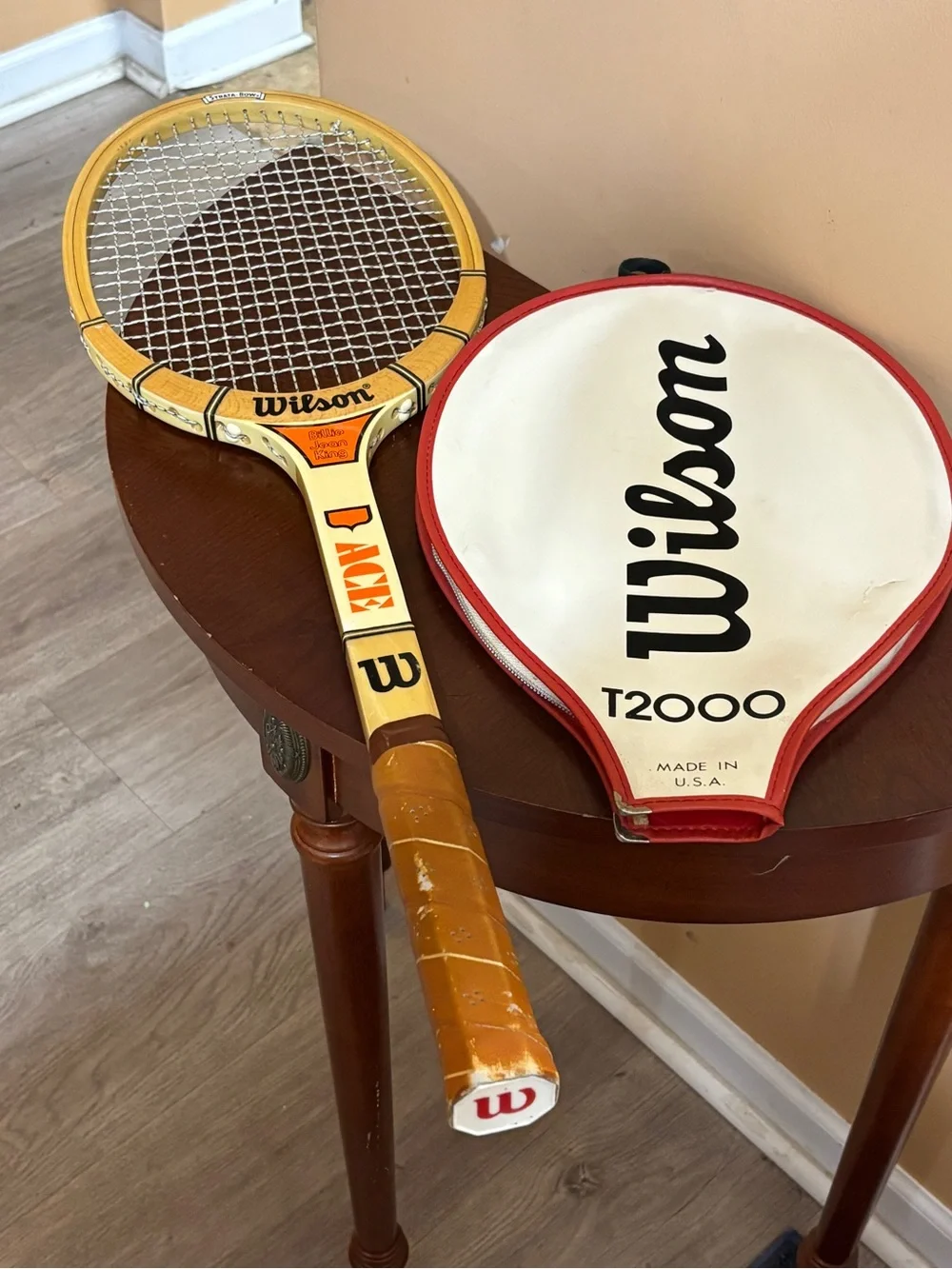 Wilson Billie Jean King ACE Strata-Bow Vintage Tennis Racket - Picture 12 of 15